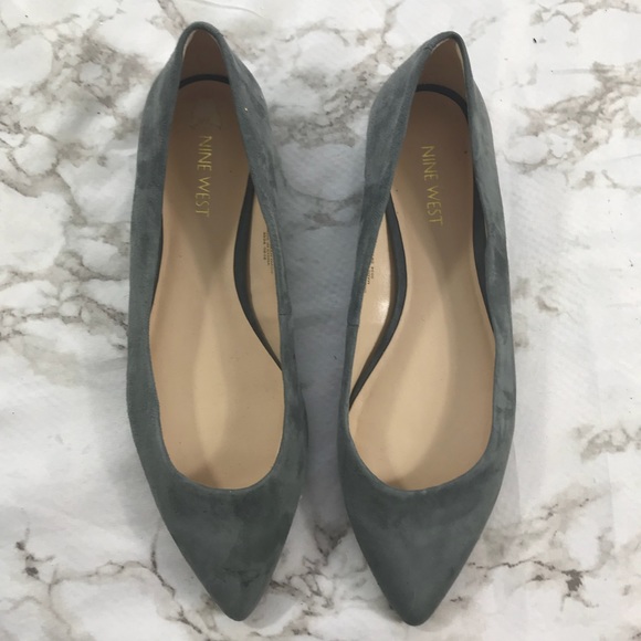 nine west gray flats